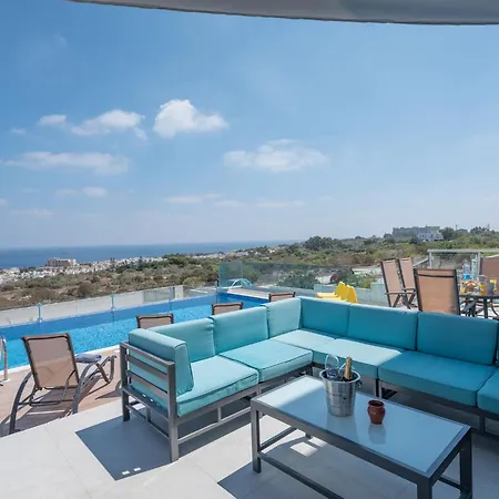 Clea,stunning 4bdr Villa, Seaviews プロタラス