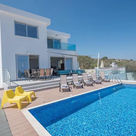 Clea,stunning 4bdr Villa, Seaviews ヴィラ プロタラス