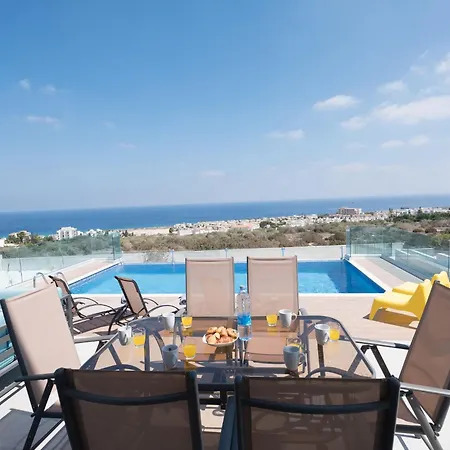 Clea,stunning 4bdr Villa, Seaviews ヴィラ プロタラス