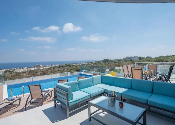 Clea,stunning 4bdr Villa, Seaviews Protaras